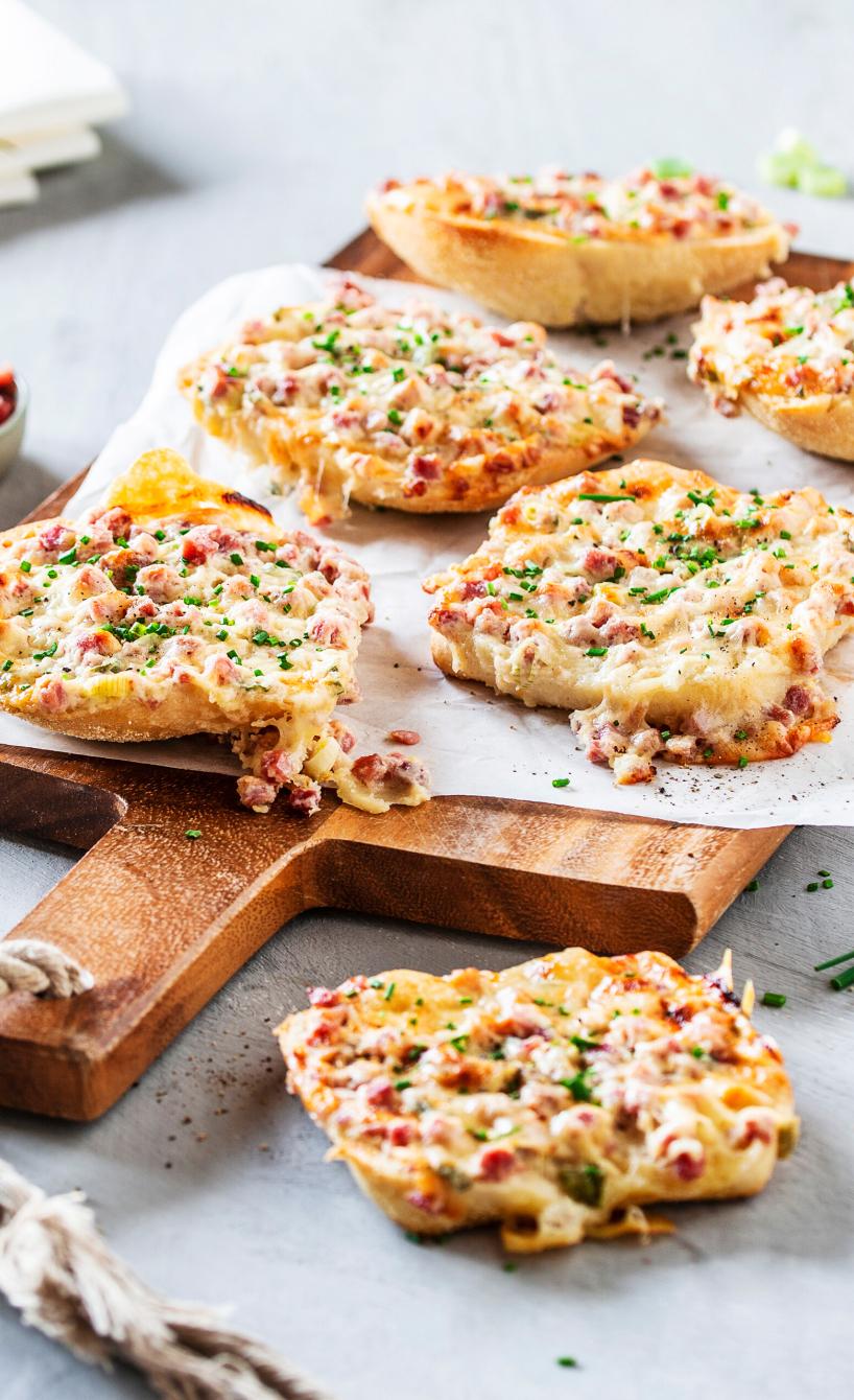 Flammkuchenbrötchen