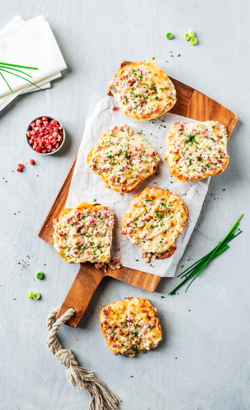 Flammkuchenbrötchen