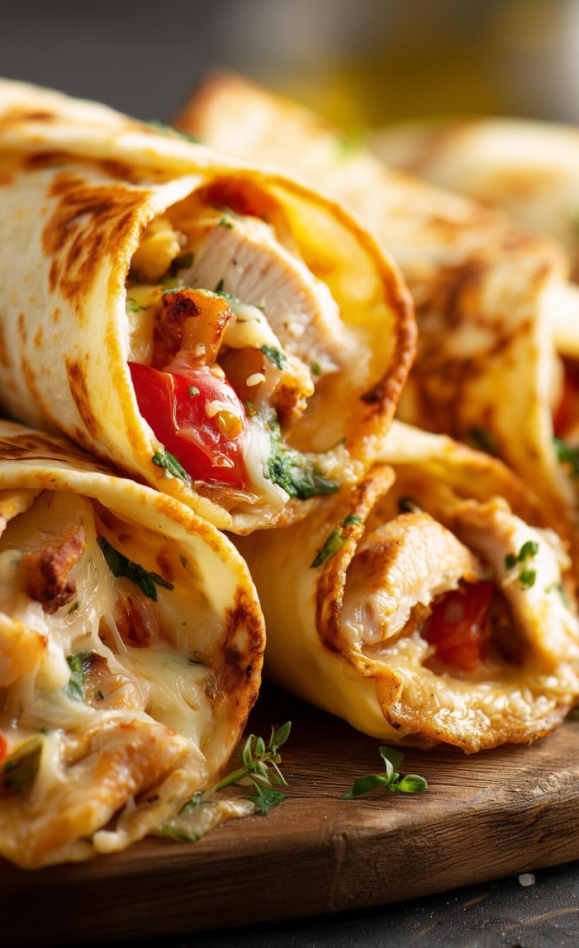 Schneller Hähnchen-Wrap