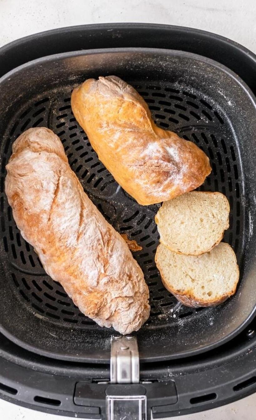 Schnelles Protein-Baguette Airfryer