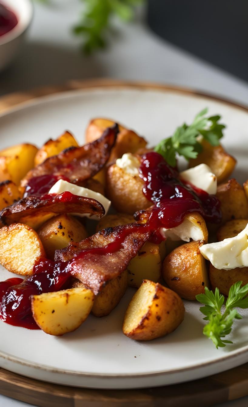Airfryer Speck-Brie-Kartoffeln
