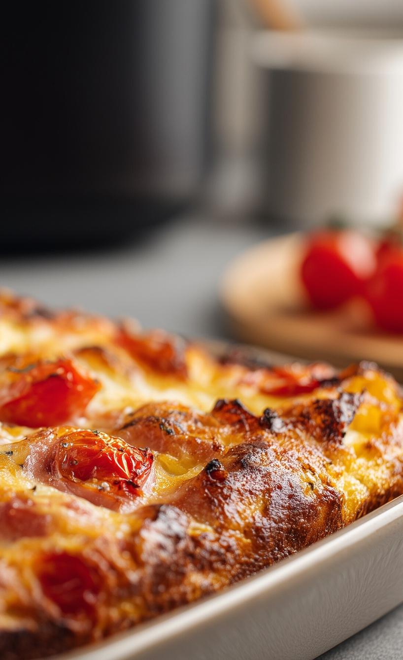 Tomate-Mozzarella-Omelett mit Schinken