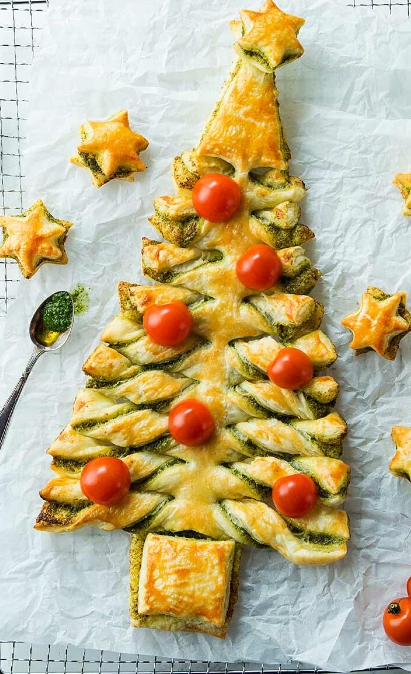 Blätterteig Tannenbaum