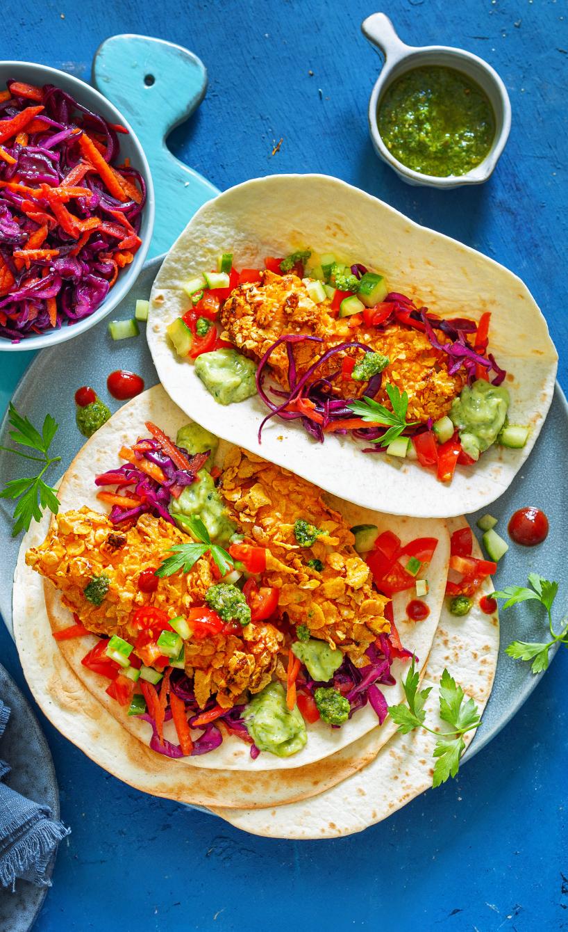 Crispy Chicken Tender Wraps