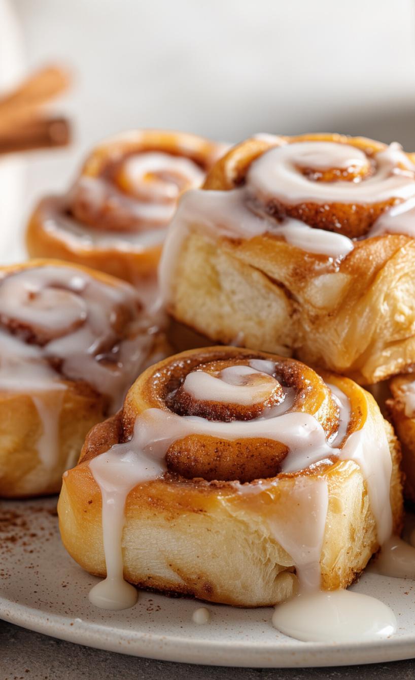 Mini-Zimtschnecken mit Guss