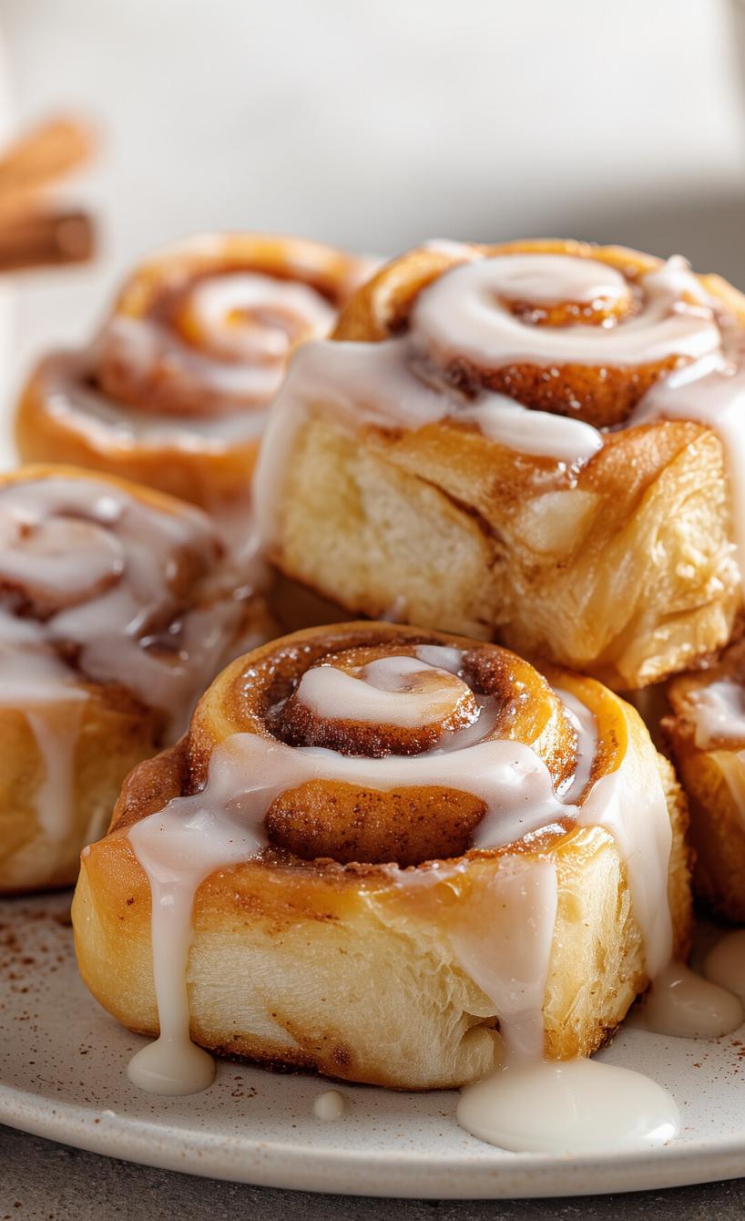 Mini-Zimtschnecken mit Guss