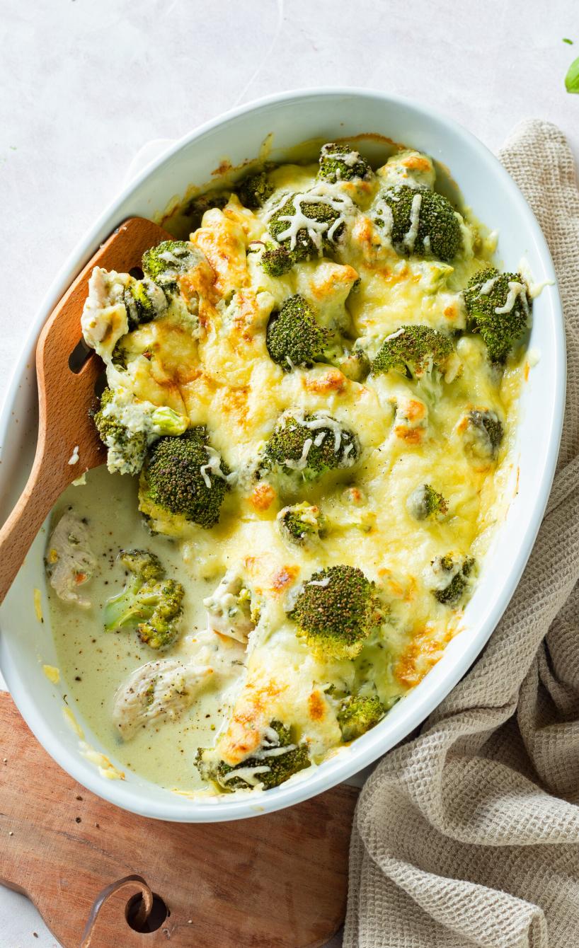 Hähnchen-Brokkoli-Auflauf