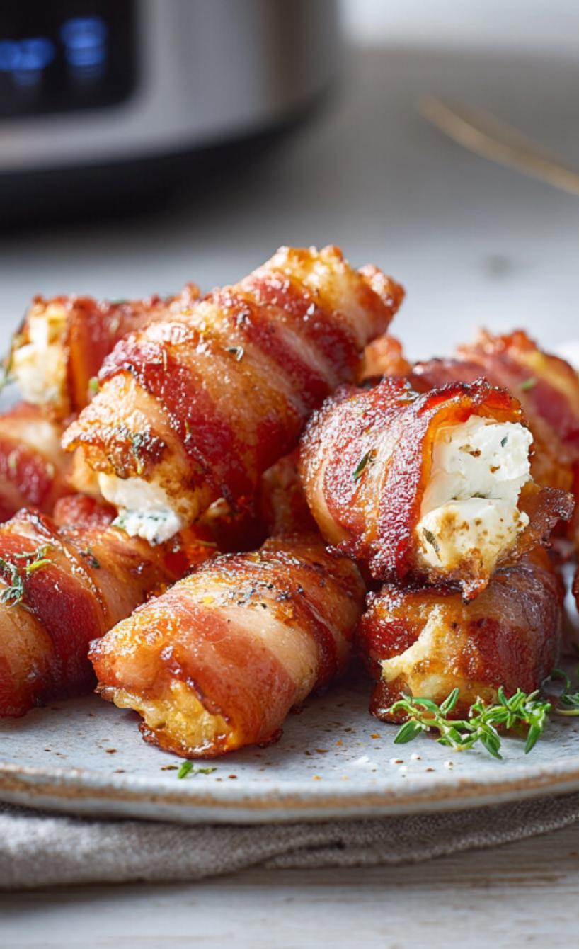 Knusprige Speck-Feta-Streifen