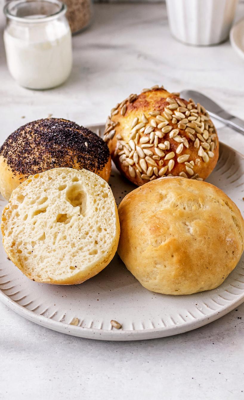 Protein-Sonntagsbrötchen