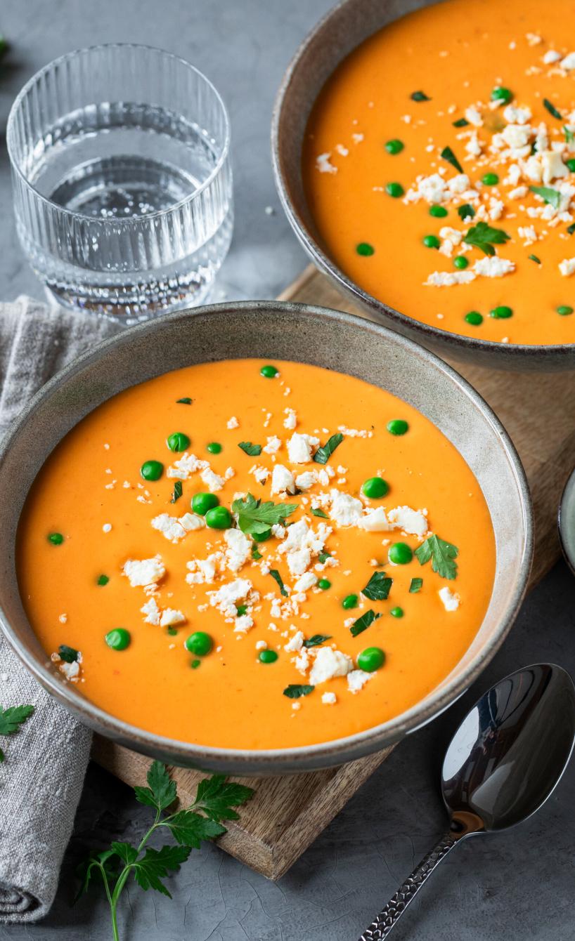 Röstgemüsesuppe Djuvec Style