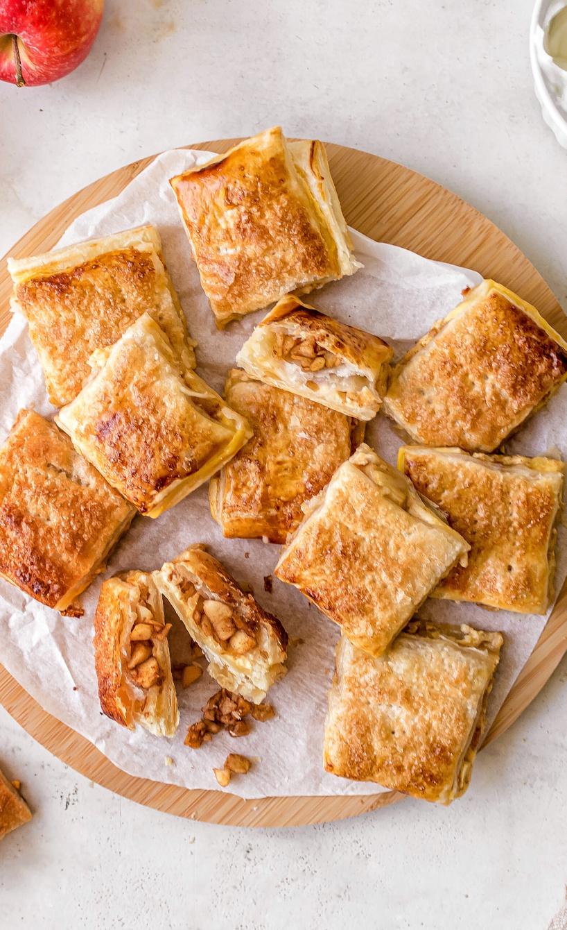 Schnelle Apfel-Quark-Happen