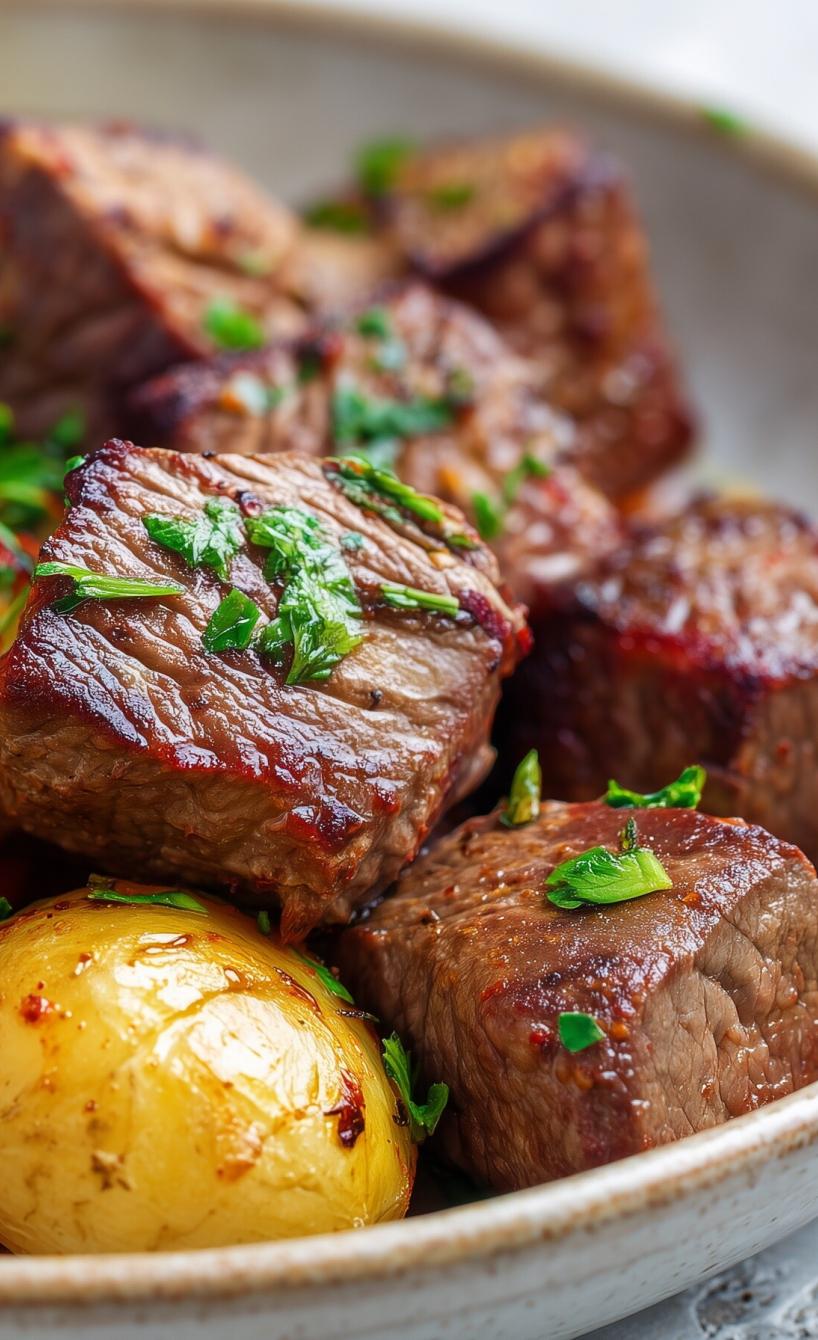 Zartes Rinderfilet mit Drillingen