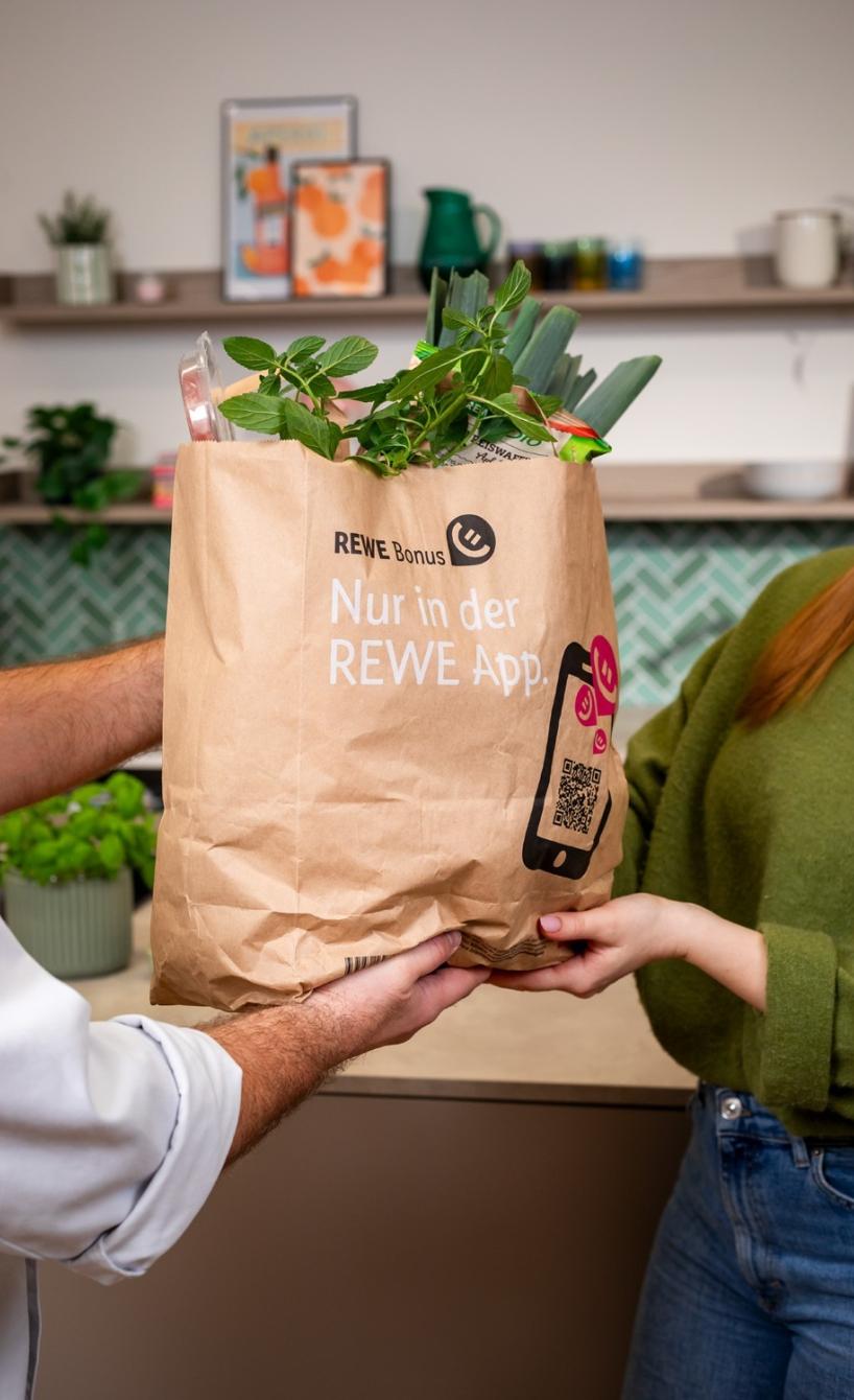 REWE Bestellbutton für die 1-Klick Zutatenlieferung