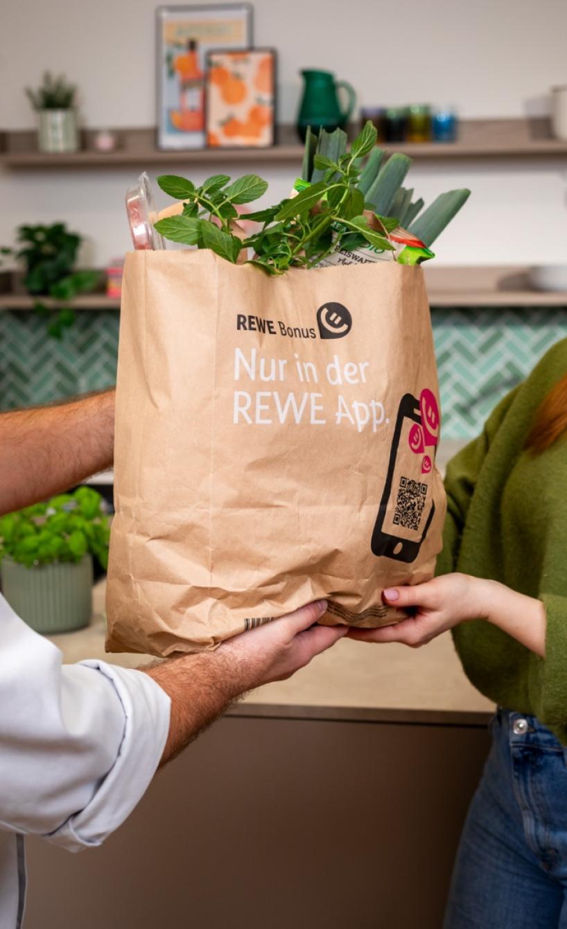 REWE Bestellbutton für die 1-Klick Zutatenlieferung