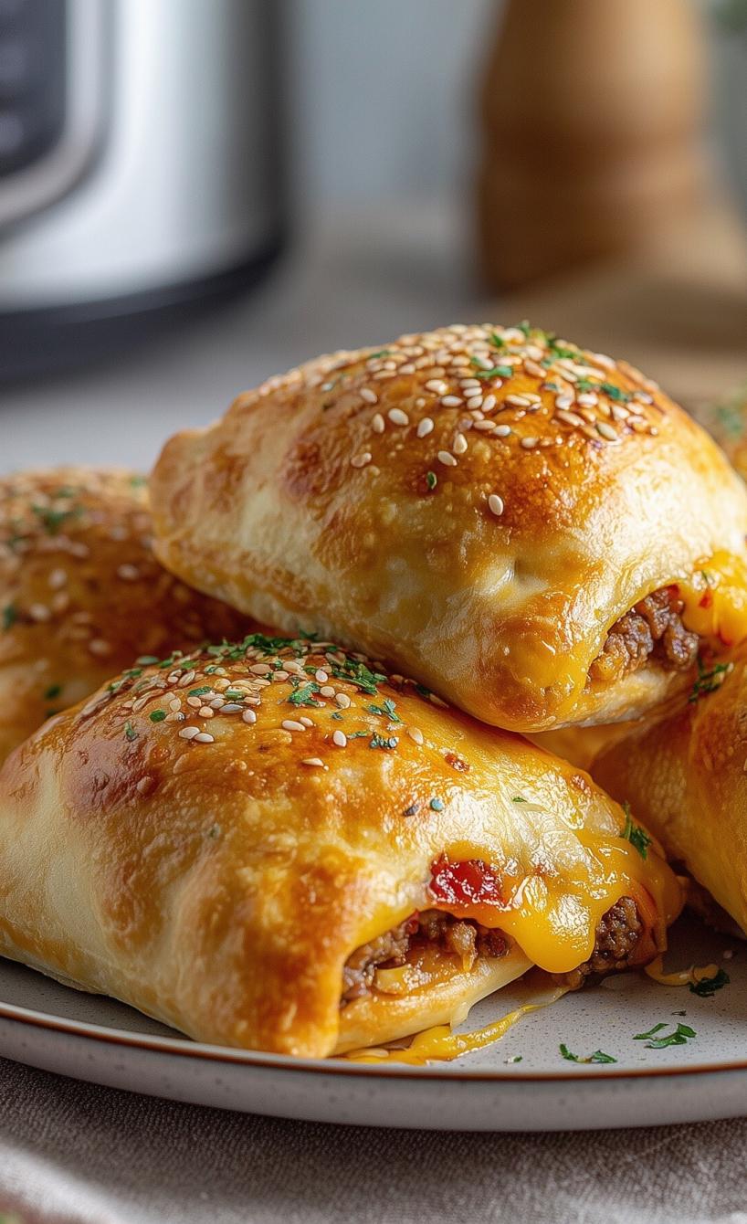 Cheeseburger-Taschen