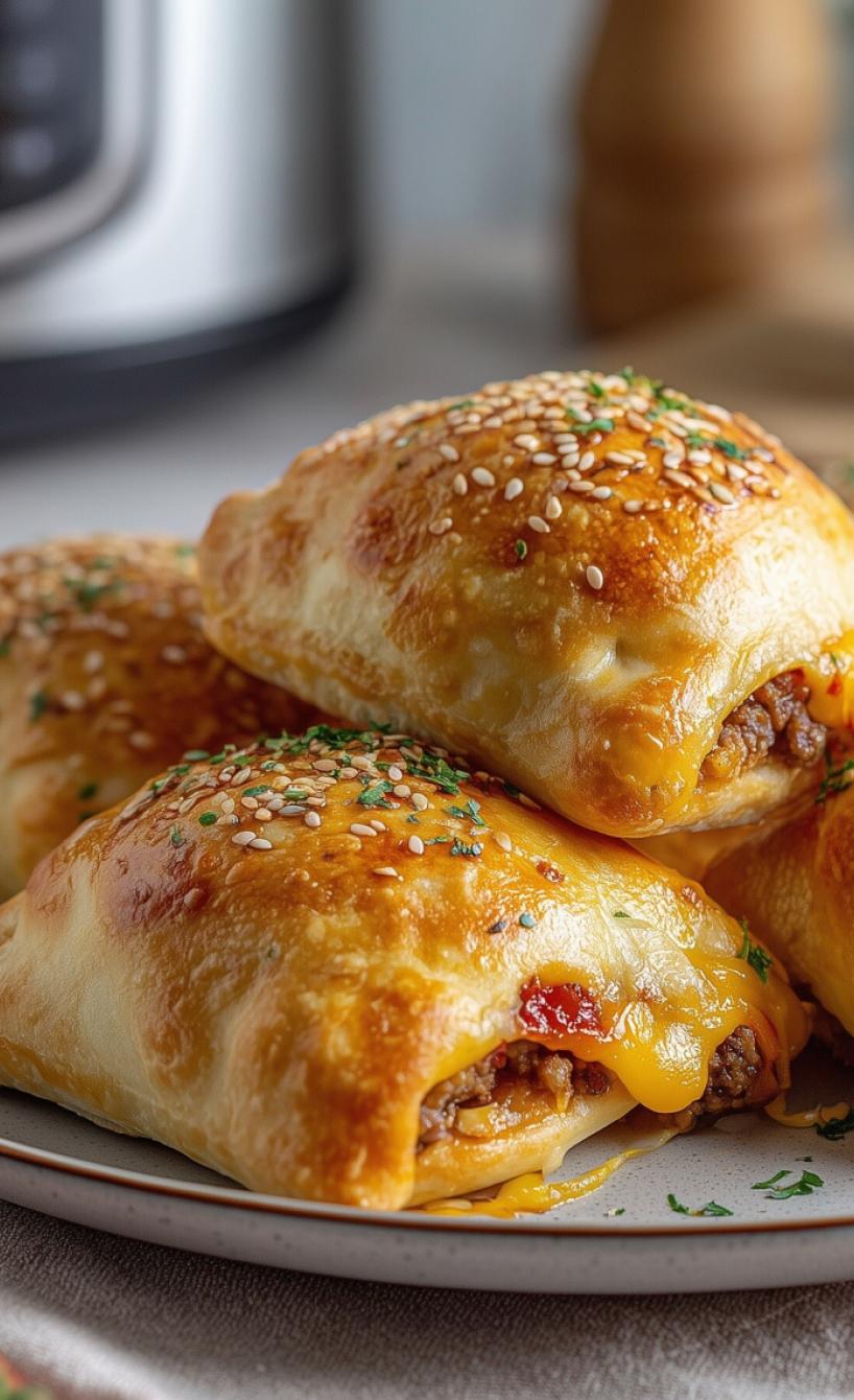 Cheeseburger-Taschen