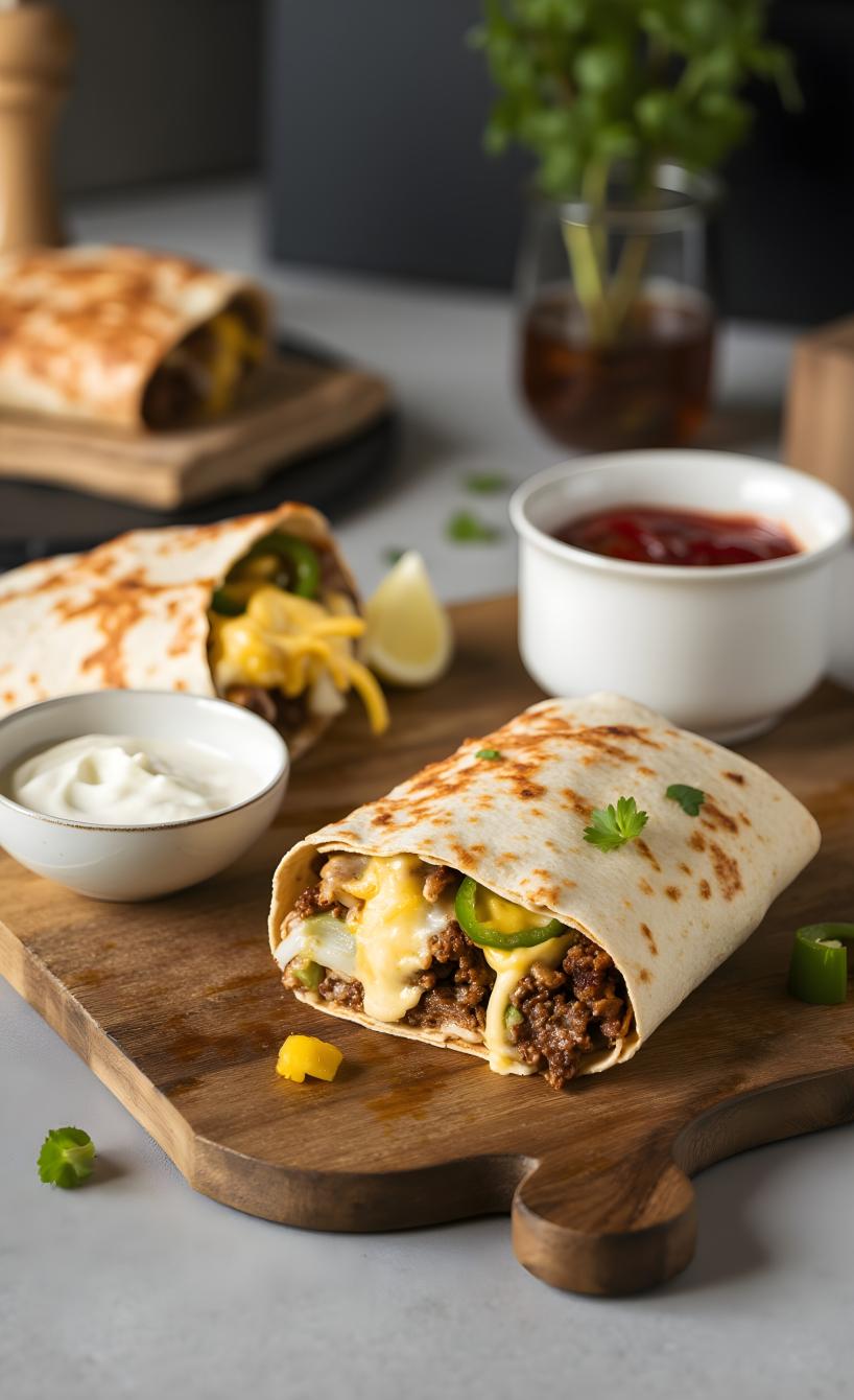 Cheeseburger Wraps