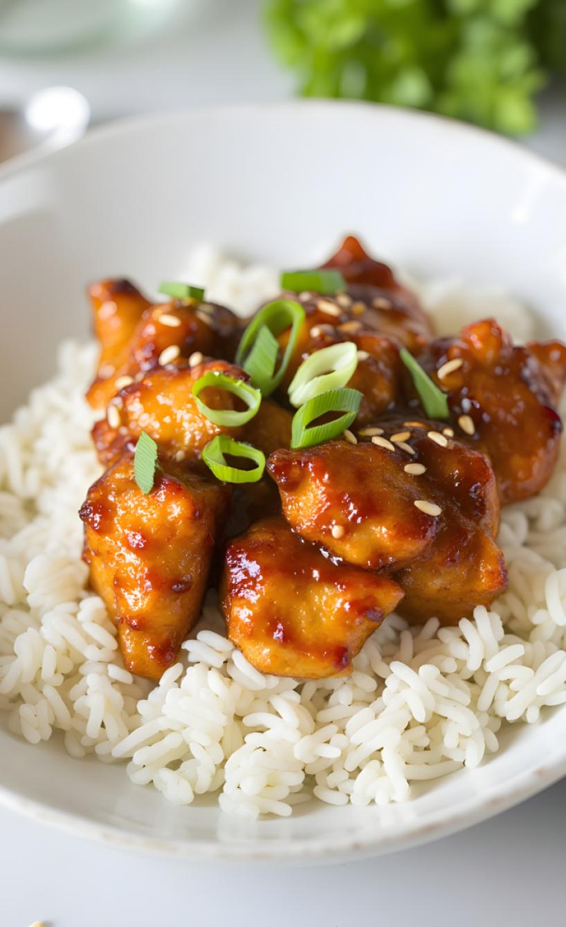 Hähnchen in süß-scharfer Soße