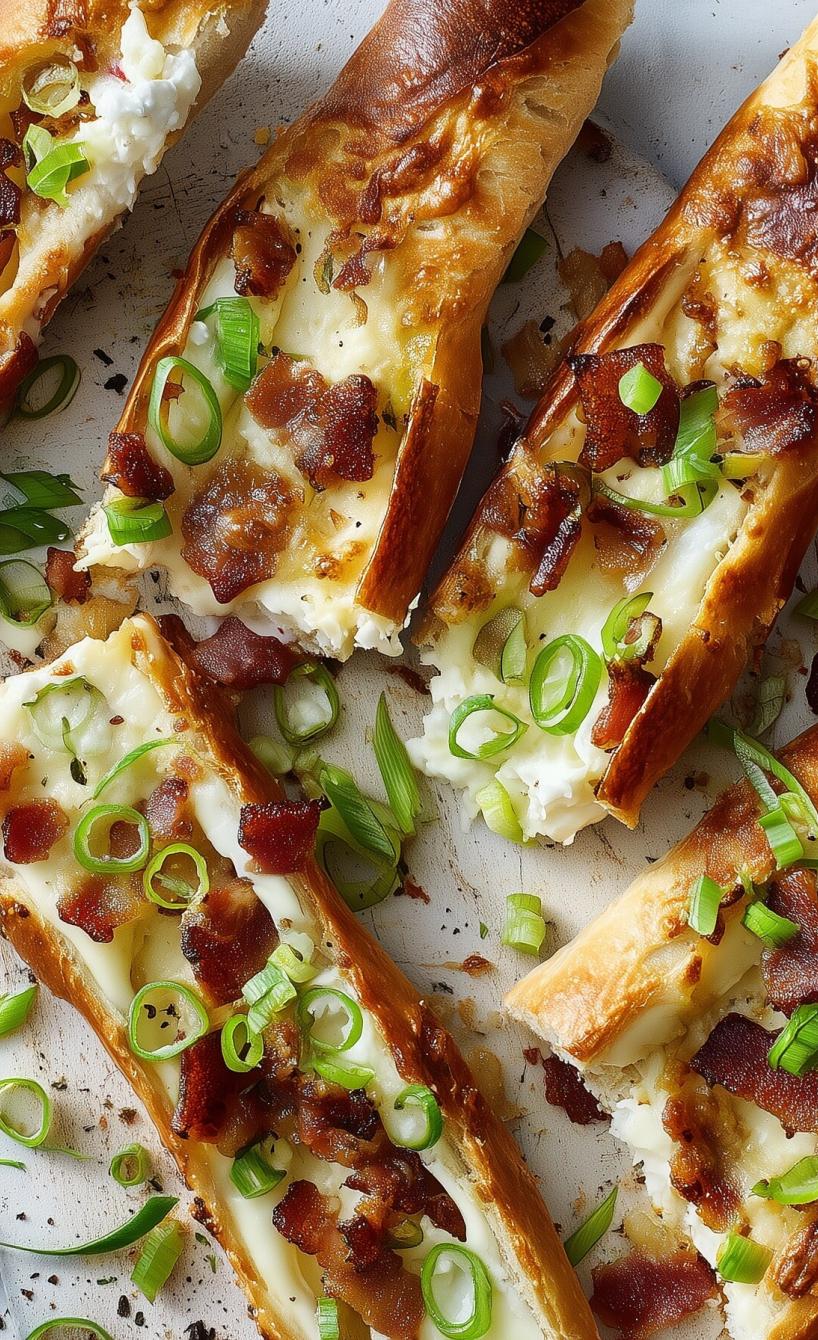 Laugenstangen Flammkuchen Style