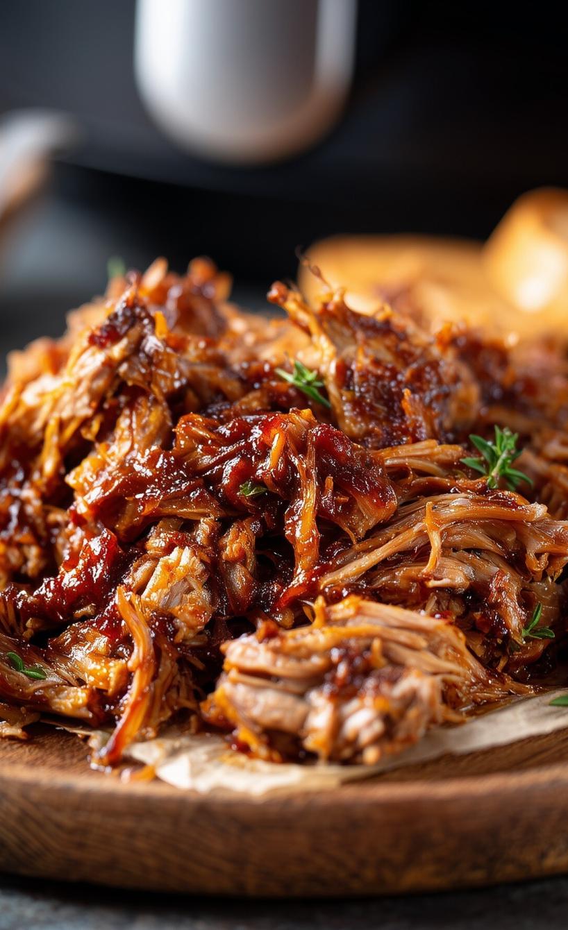 Zartes Pulled Pork in BBQ-Rub