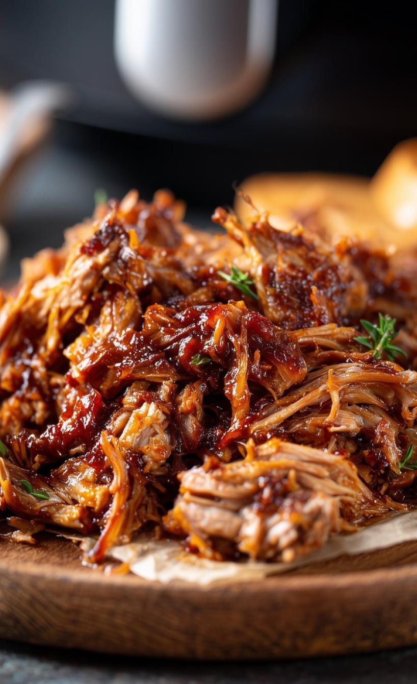 Zartes Pulled Pork in BBQ-Rub