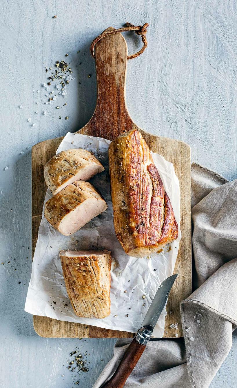 Saftiges Schweinefilet aus dem Airfyer