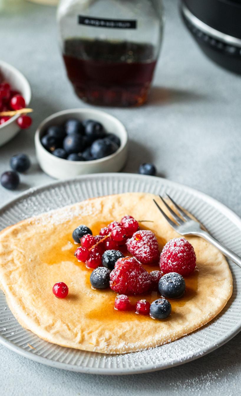 Einfache Pfannkuchen aus dem Airfryrer