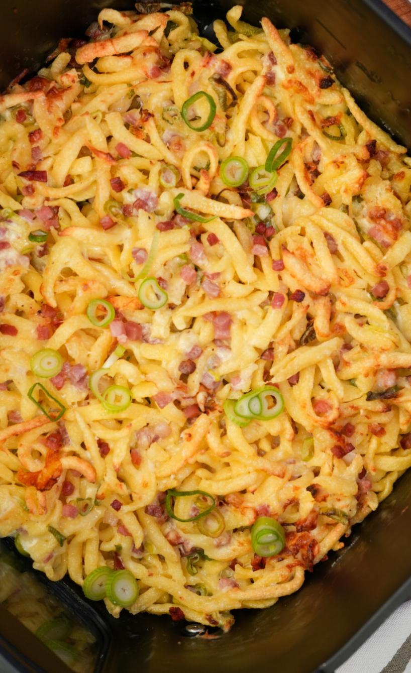Flammkuchen-Spätzle