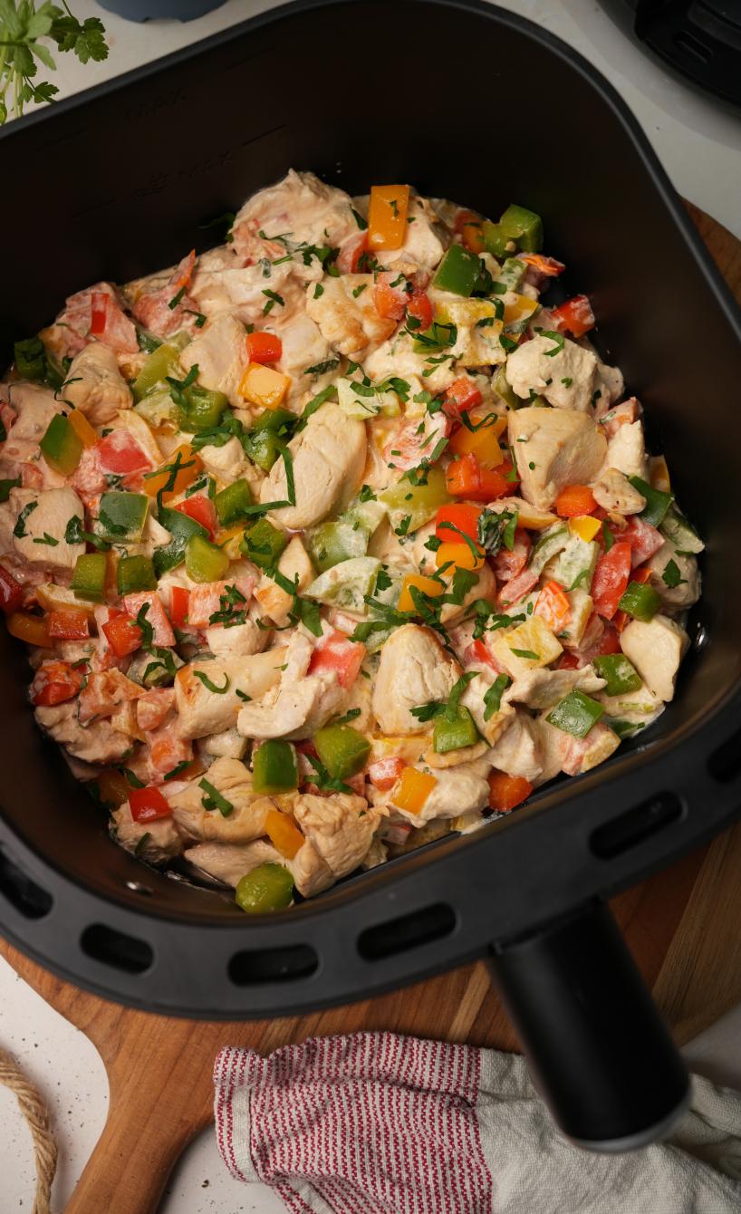 Hähnchen-Paprika-Pfanne