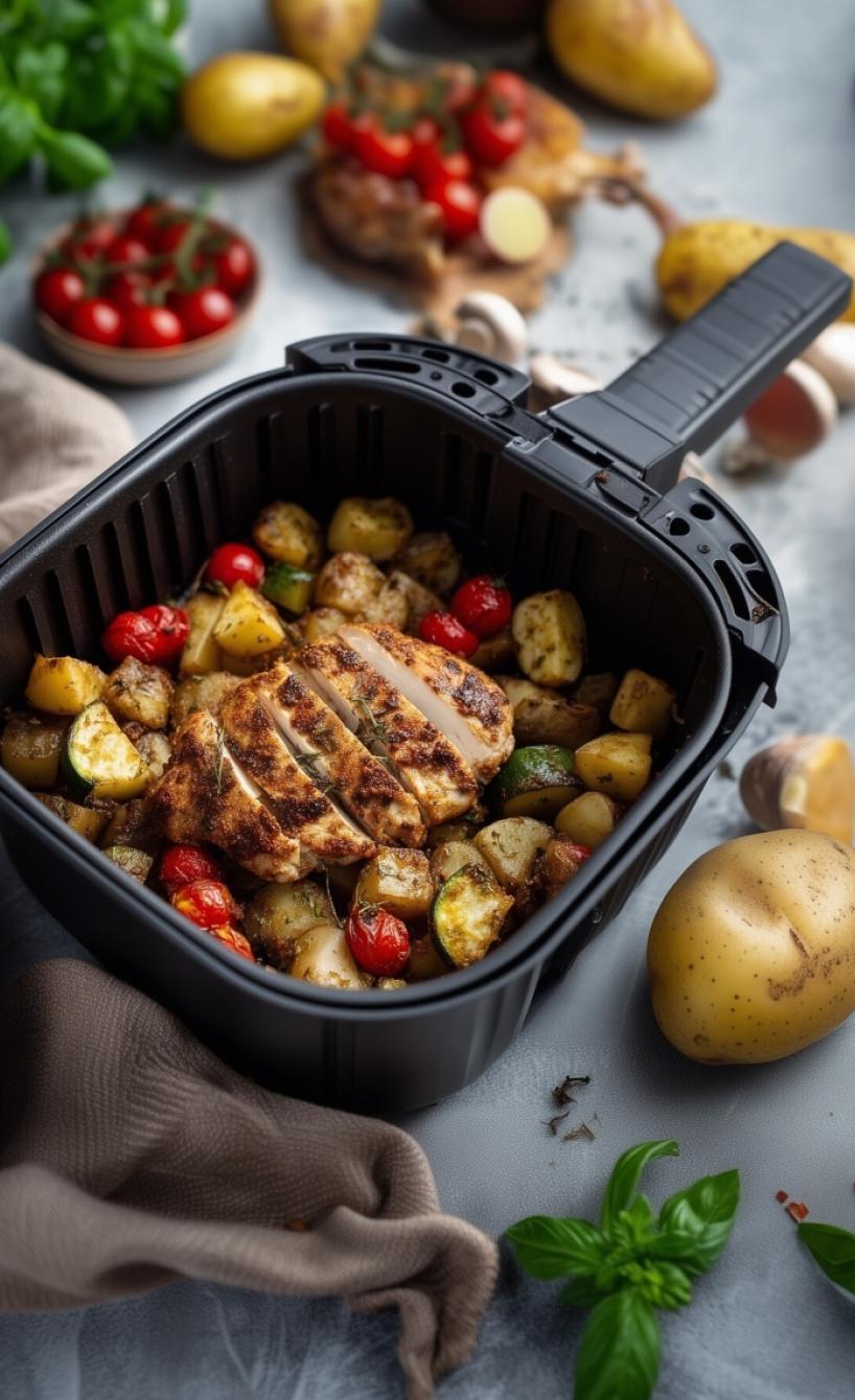 Hähnchen-One-Pot mit Kartoffeln und Gemüse