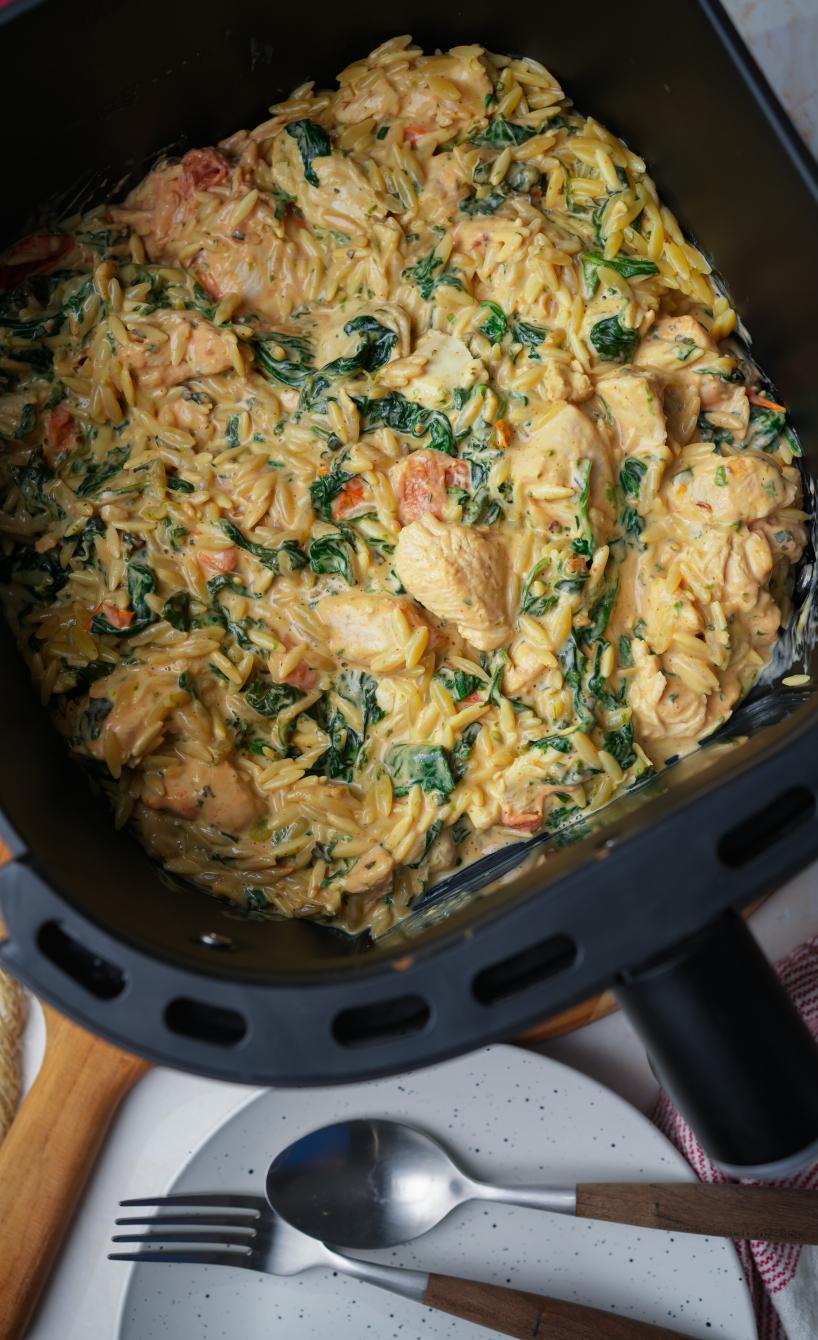 High Protein-Orzo-One Pot
