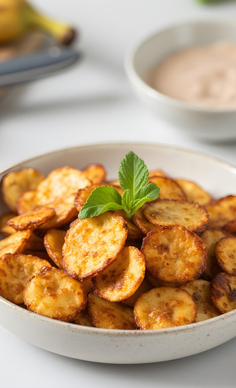 Zuckerfreie Bananenchips