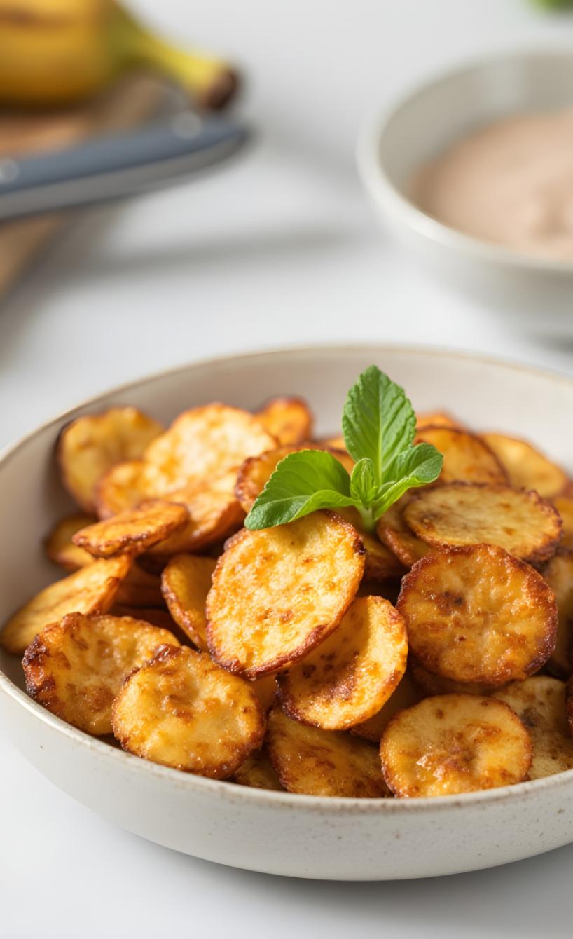 Zuckerfreie Bananenchips