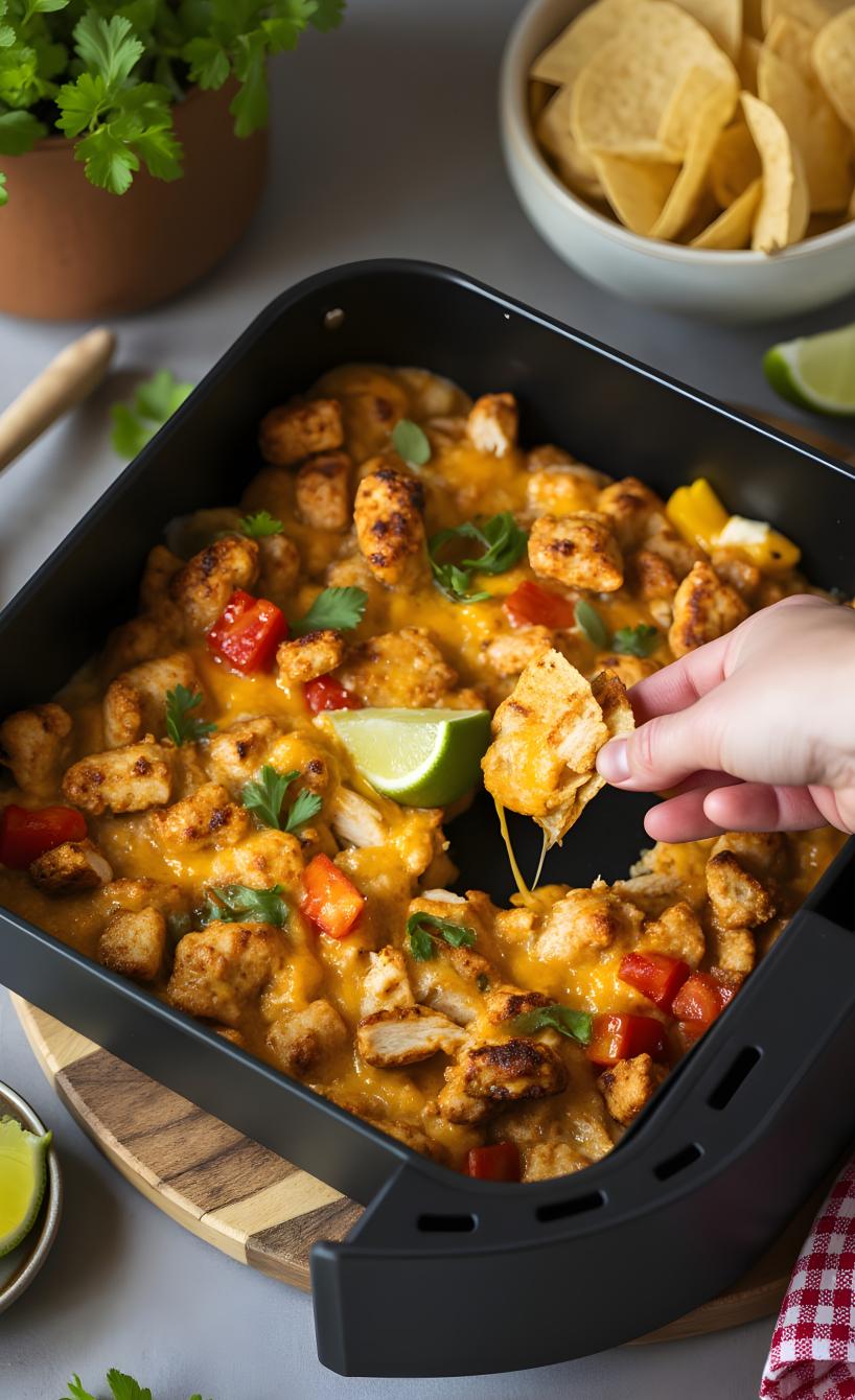 Hähnchen Mexicana mit Nachos