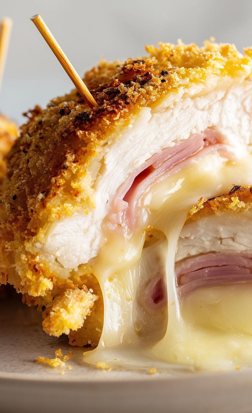 Airfryer Hähnchen Cordon Bleu