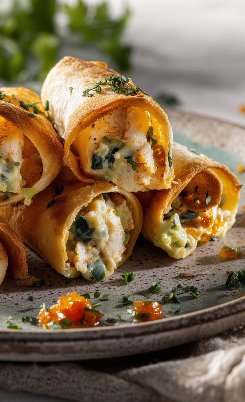 Hähnchen-Avocado Cañitas