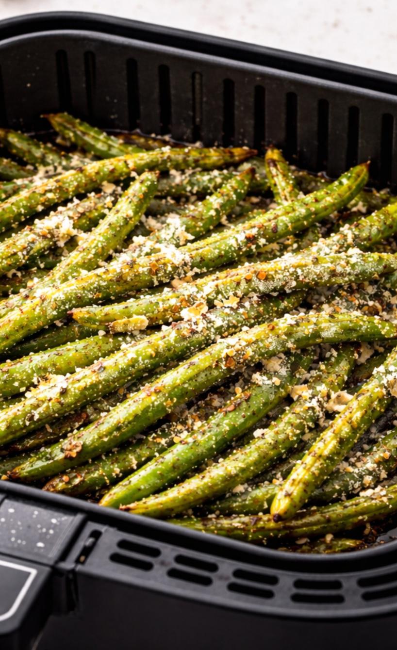 Knusprige Grüne Bohnen aus dem Airfryer