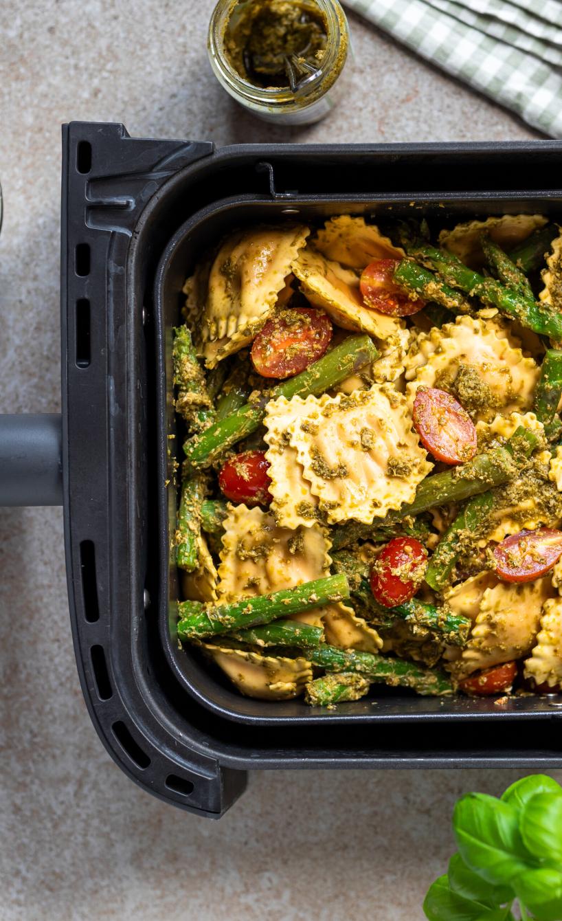 5-Zutaten-Ravioli mit Spargel