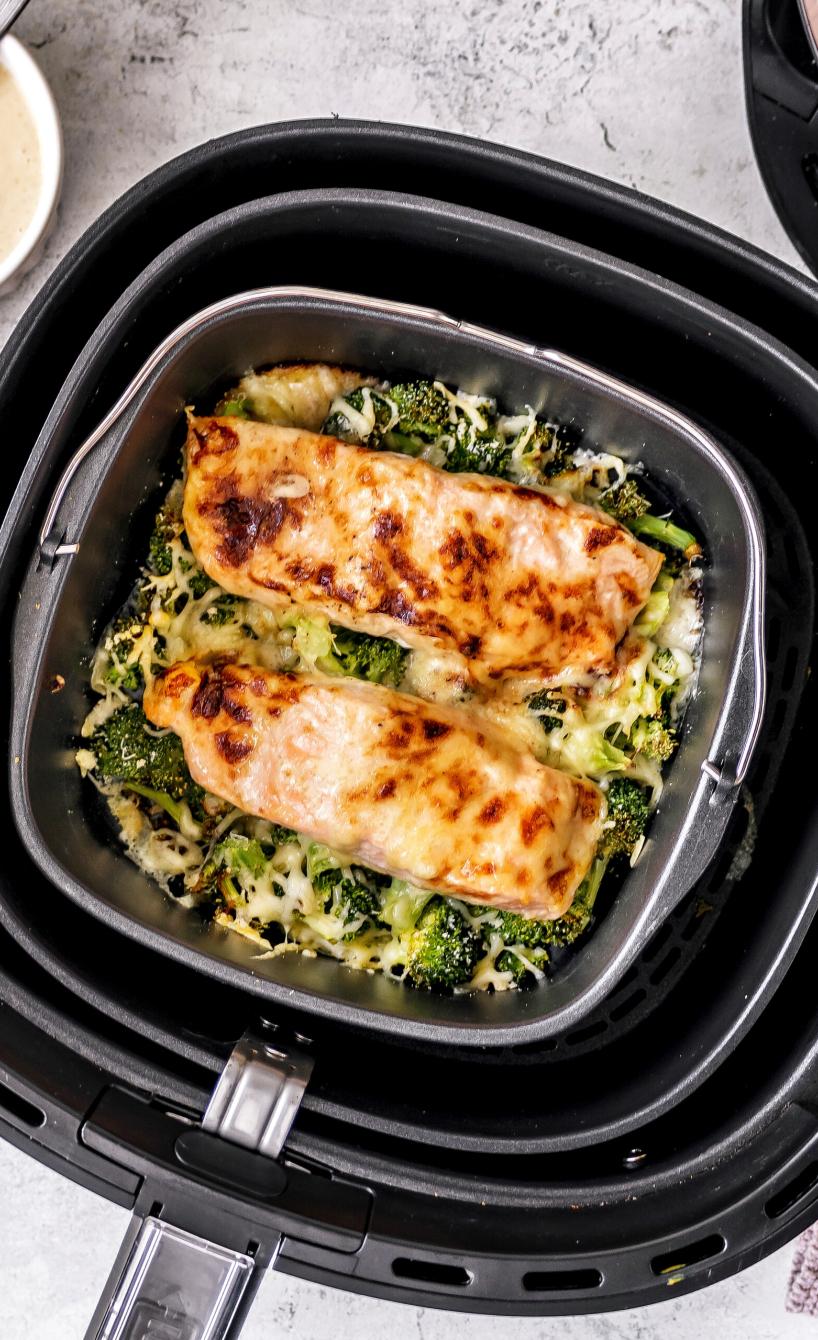 Caesar-Lachs mit Brokkoli