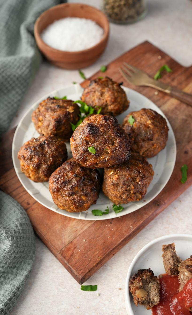 Frikadellen mit Zwiebelsuppen-Fix