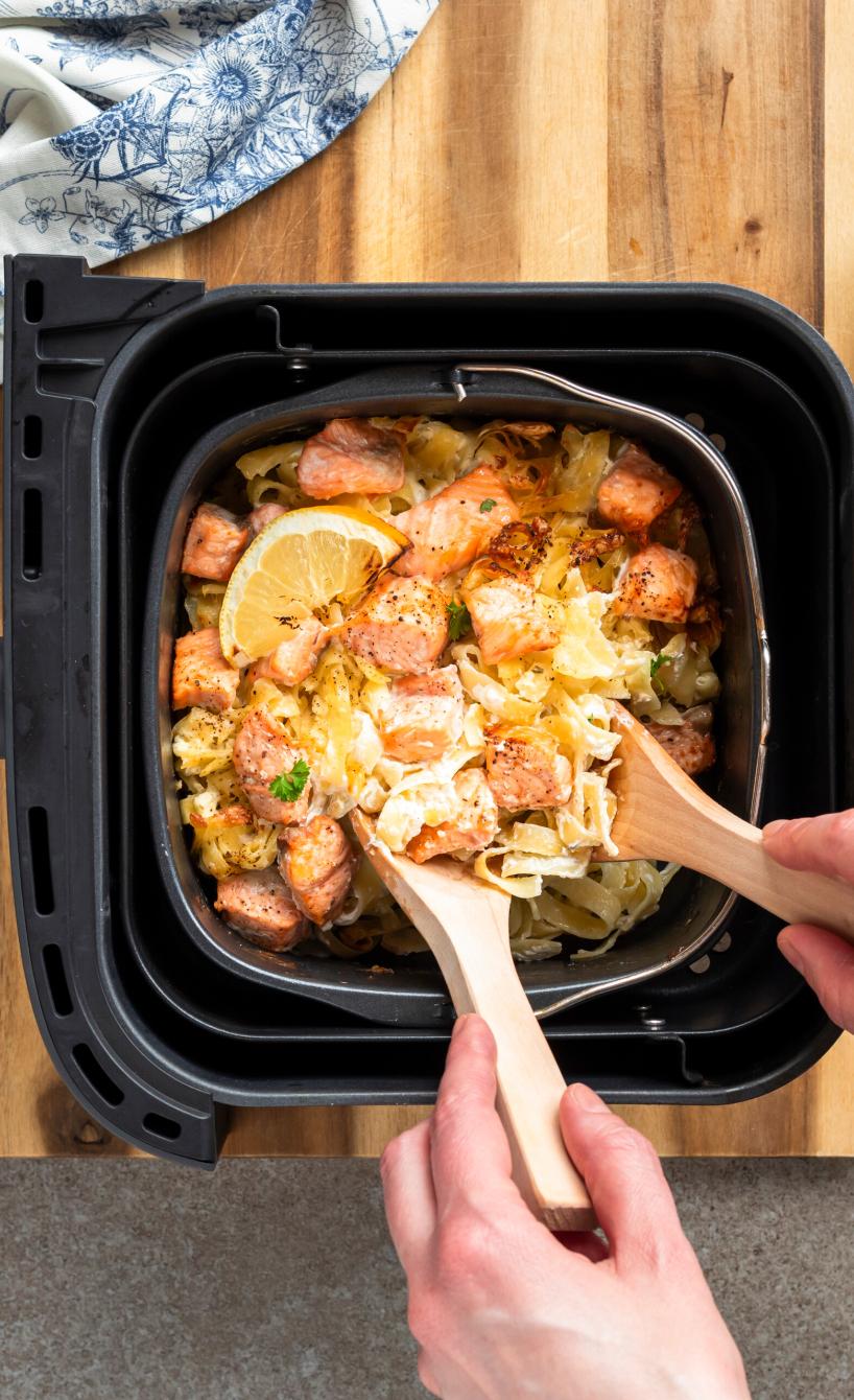 Zitronen-Lachs-Pasta