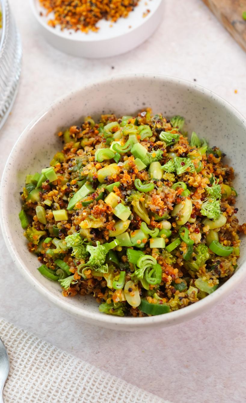 Crispy Quinoa Salat aus dem Airfryer