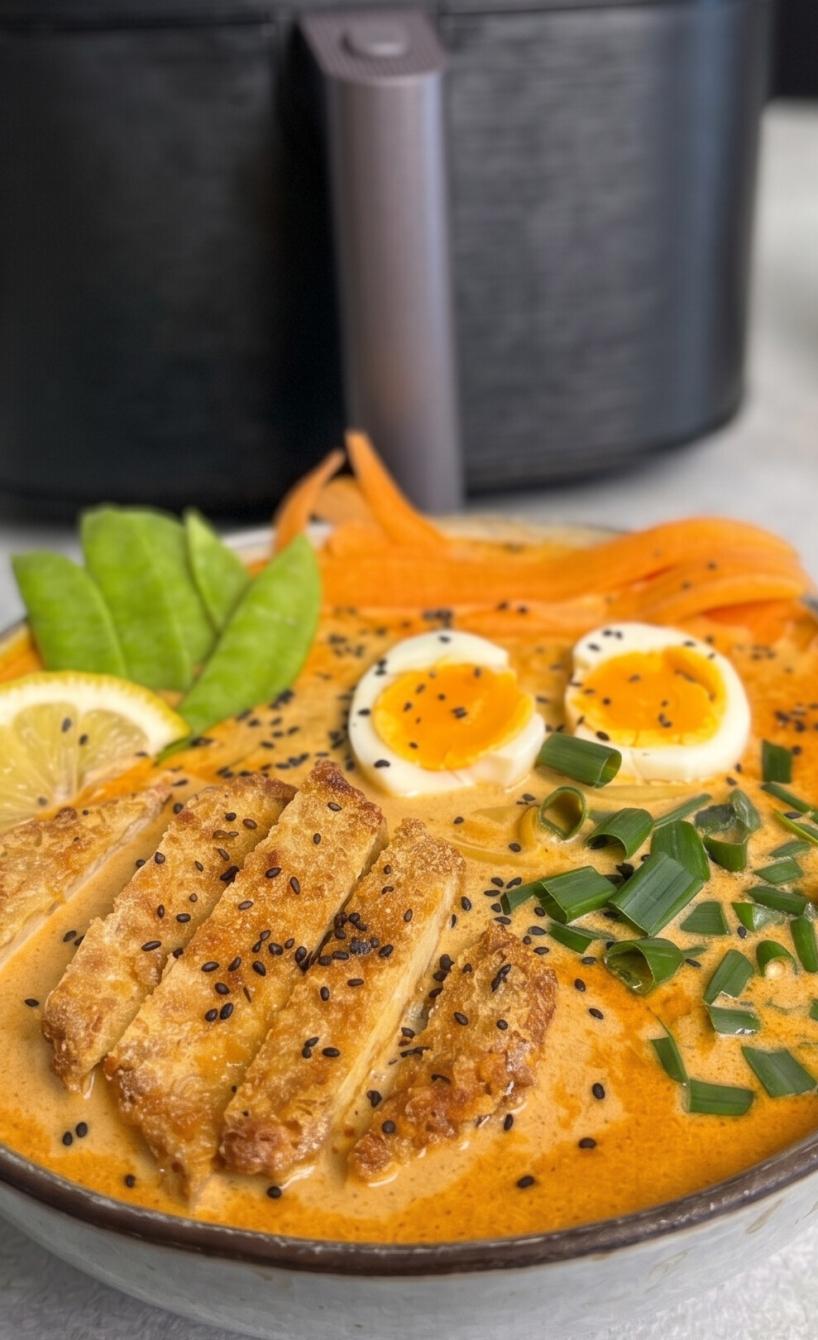 Fried Tofu Ramen Bowl