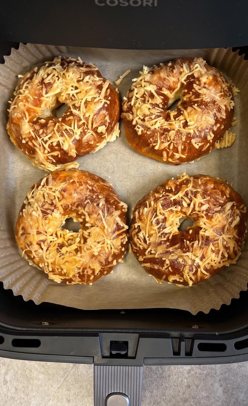 High Protein Käse-Bagel
