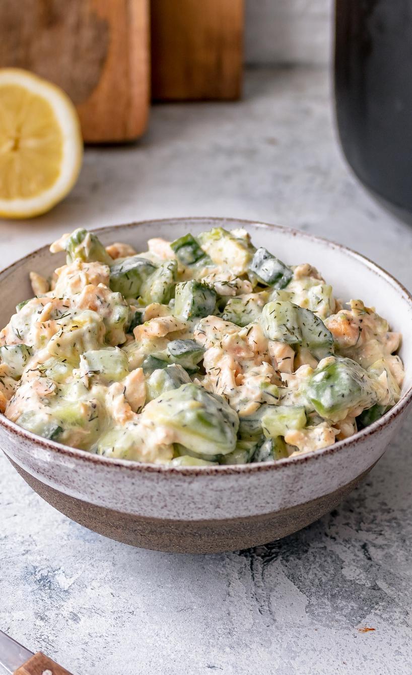 High Protein Lachs Salat