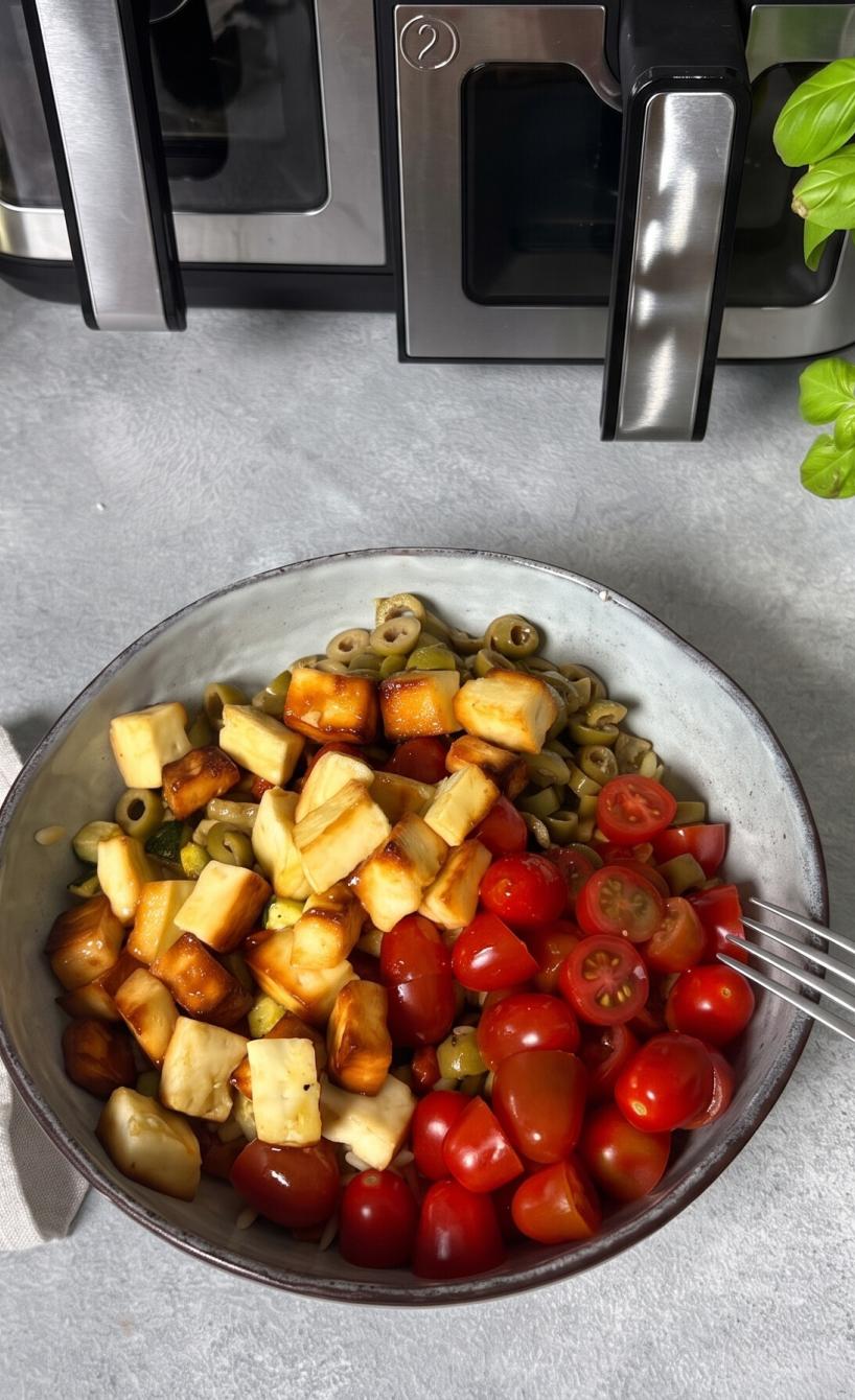 Orzo Halloumi Bowl