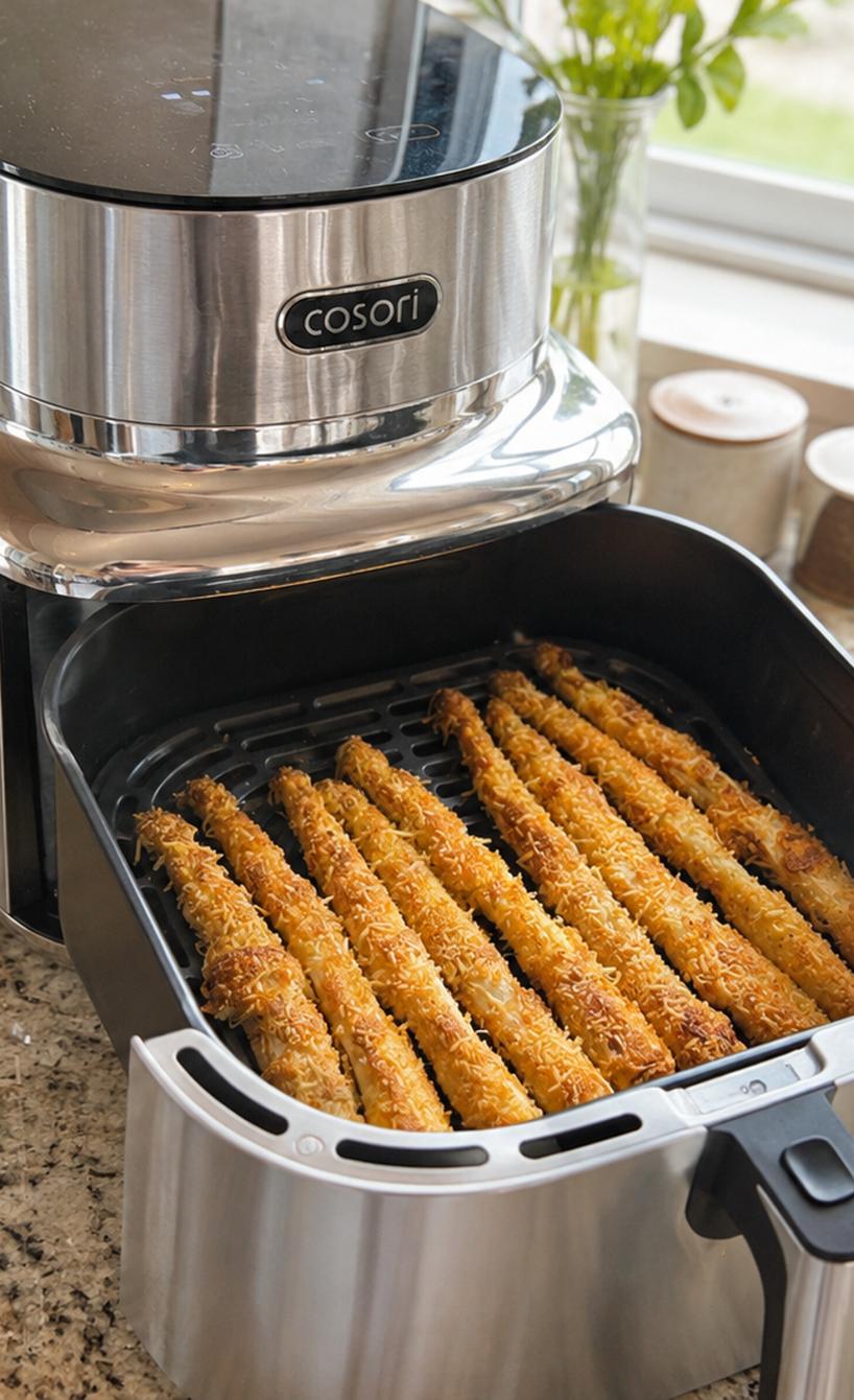 Panierter Spargel