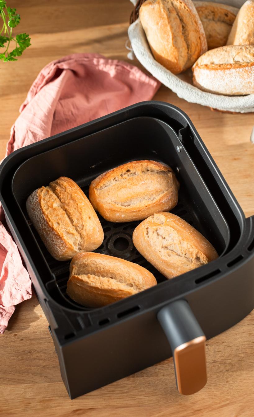 Brötchen aufbacken im Airfryer