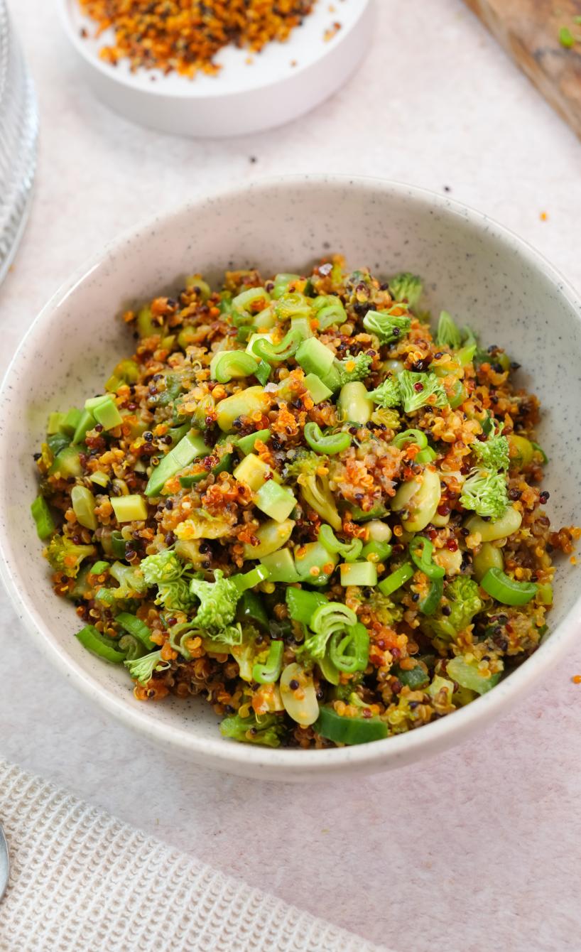 Crispy Quinoa Salat aus dem Airfryer