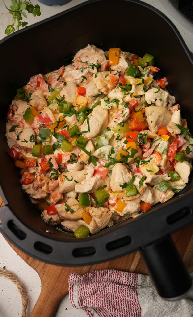 Hähnchen-Paprika-Pfanne